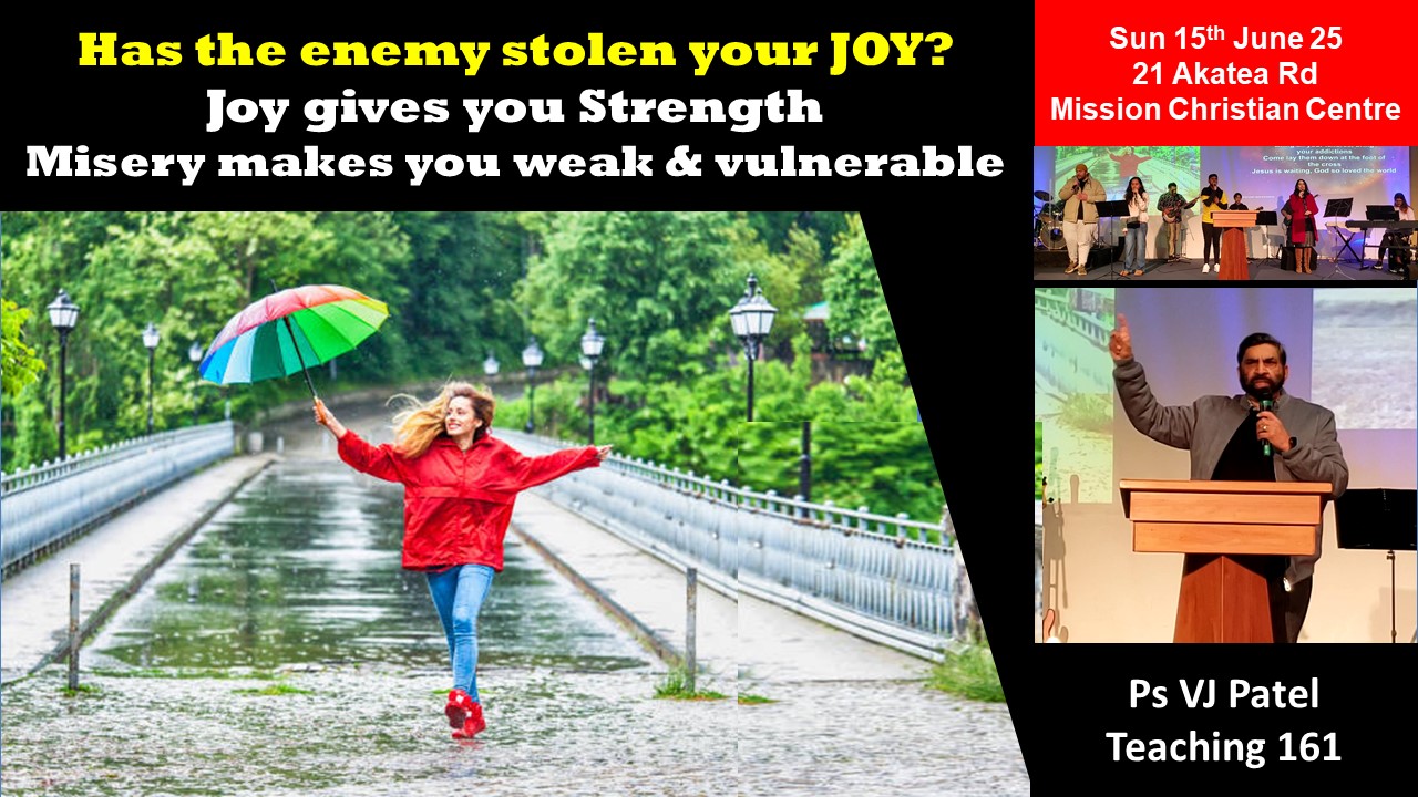 Has the Enemy Stolen Your JOY?